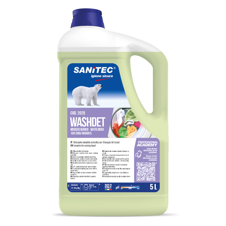 DETERSIVO LAVATRICE WASHDET ORCHIDEA e MUSCHIO BIANCO