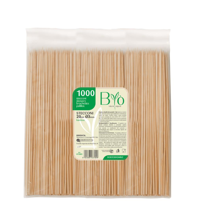 SPIEDI BAMBOO 1000PZ Ø3mm h 20cm