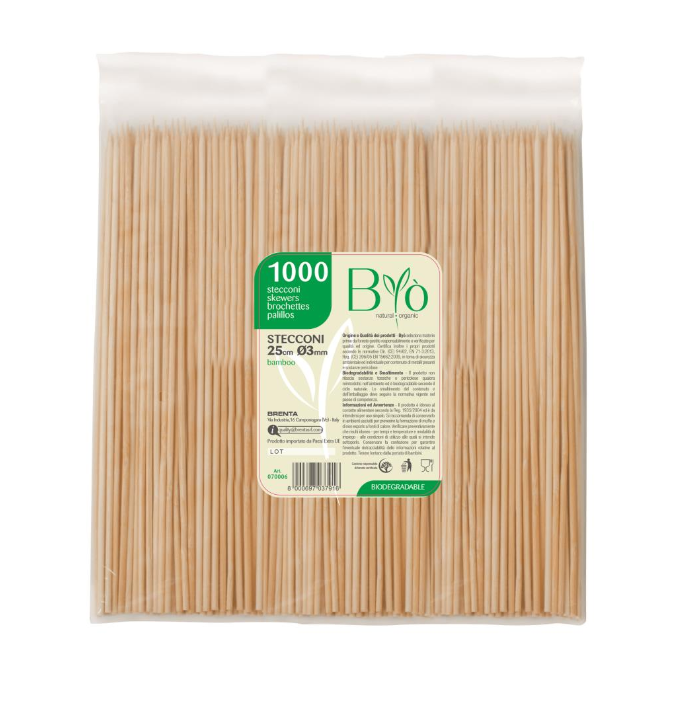 SPIEDI BAMBOO 1000PZ Ø3mm h 25cm