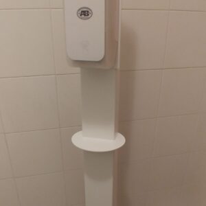 PIANTANA CON DISPENSER AUTOMATICO PER IGIENIZZANTE MANI
