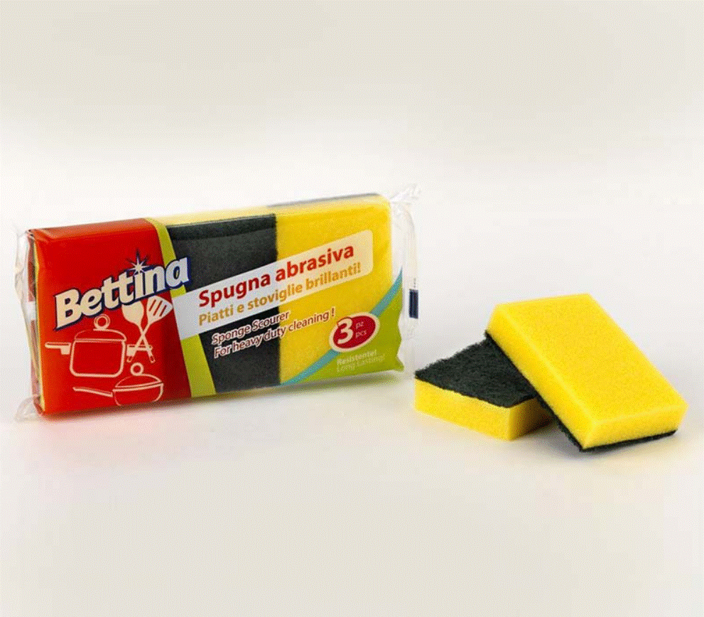 SPUGNA ABRASIVA BETTINA - 3 PZ