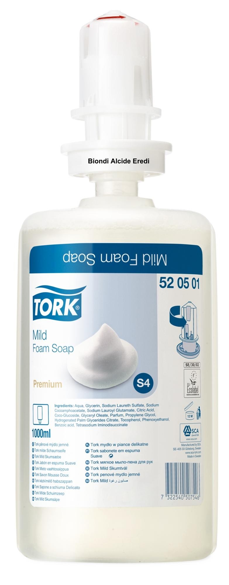 SAPONE A SCHIUMA TORK - 1 lt