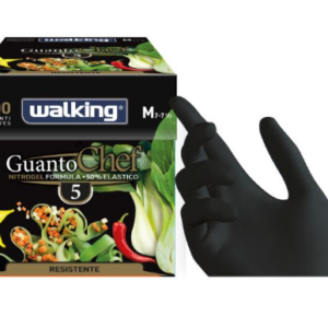 GUANTO CHEF QUBO 5 NERO - 100 PZ