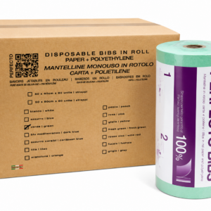 MANTELLINE ODONTOIATRICHE VERDI MONOUSO - 80 PEZZI