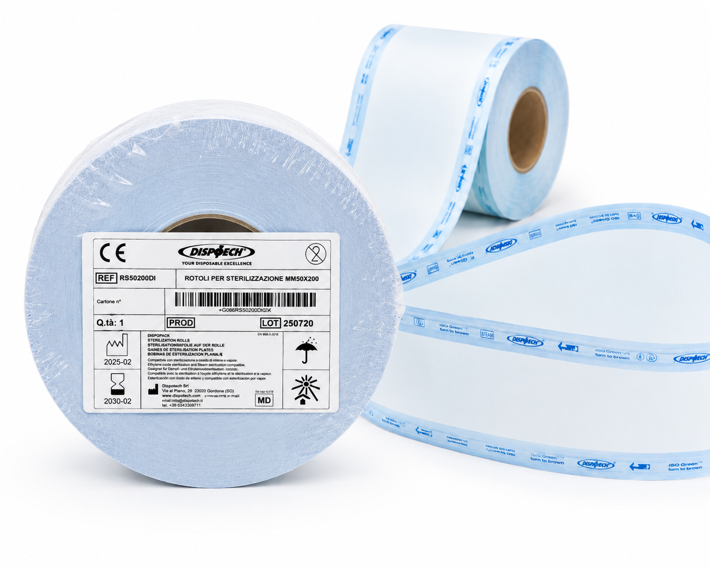 ROTOLI DI STERILIZZAZIONE MM 50x200 MM