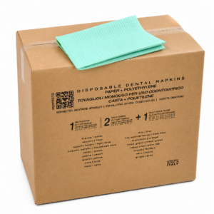 TOVAGLIOLO ODONTOIATRICO VERDE - 500 PZ